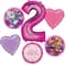 Paw Patrol Pink Birthday Age 6-Piece Foil Balloon Bouquet
